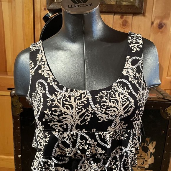 Lulu B Cha Cha Dress XS Stretch Ruffle UPF Cooling Resort NWOT - Picture 5 of 6